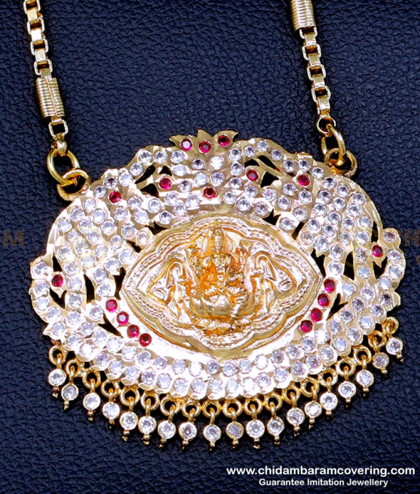 impon locket, lakshmi impon locket, lakshmi impon pendant, lakshmi dollar chain, lakshmi locket, lakshmi pendant, 1 gram gold jewellery, dollar chain, gold dollar chain,