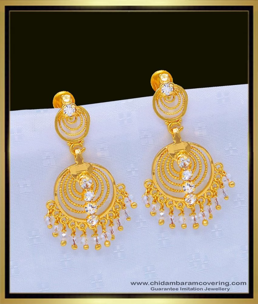 Buy Imitation One Gram Gold Earrings For Daily Wear ER2250