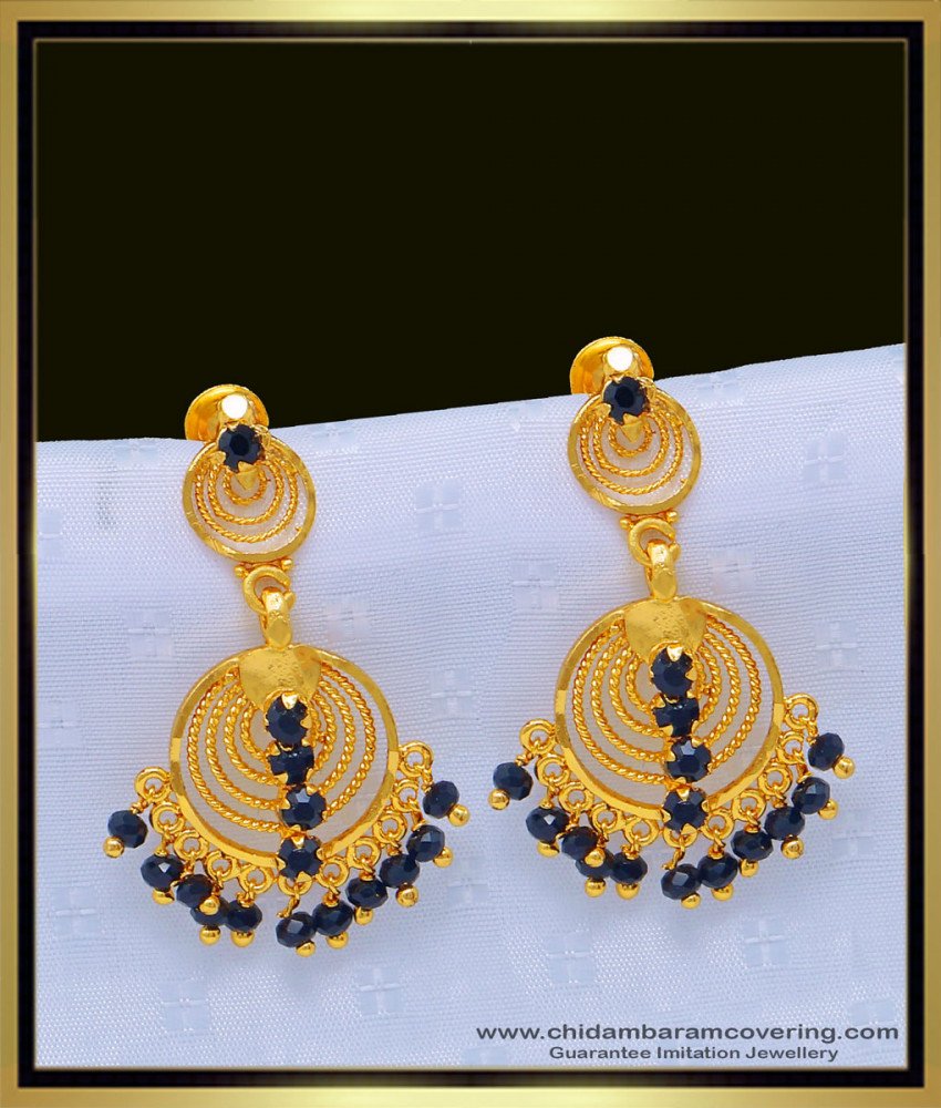 one gram gold jewellery, gold plated earring, crystal earring, 3 line earring, coral earring, pearl earrings,