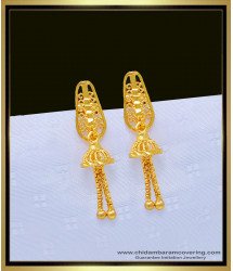 ERG1080 - Gold Plated Daily Wear Gold Design Ear Studs Online Shopping