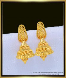 ERG1081 - Buy Traditional Gold Look Jhumkas Design Earring Indian Jhumkas Earring Online