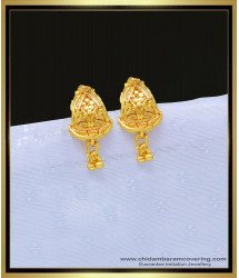 ERG1117 - Trendy Gold Design Daily Wear Guaranteed Gold Covering Earrings Online 