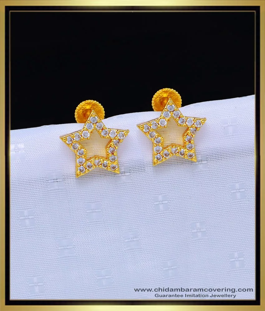 Star Earring Dainty Star Earring Stud Earring 925 Sterling - Etsy | Cute  stud earrings, Small silver earrings, Minimalist earrings studs