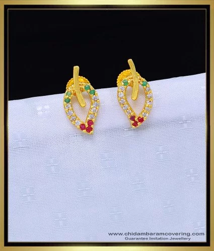 New Latest Design 2 Gram Gold Plated Wedding Wear Earrings For Women -  African Boutique