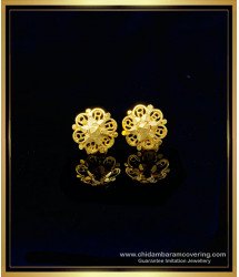 ERG1182 - Gold Plated Daily Use Gold Design Tops Earrings for Women 