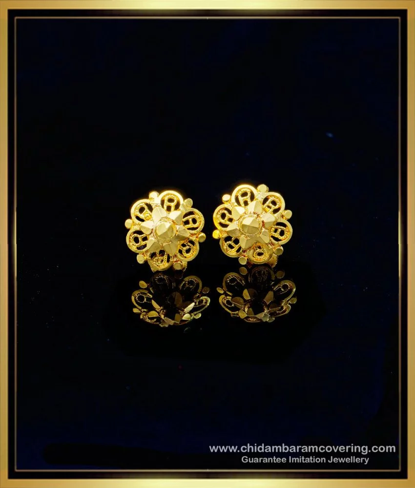 Bypass Stud Earrings, 1.8 Ct Diamond Earrings, 14K Yellow Gold Plated,  Wedding Fancy Earrings, Valentine's Day Gift, Office Wear Earrings - Etsy
