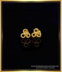 ERG1184 - 1 Gram Gold Daily Wear Casting Type Gold Earrings Design for Kids Girl 