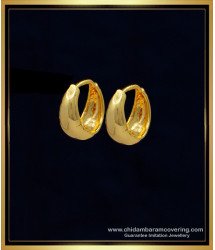 ERG1217 - Chidambaram Covering Gold Plated Baby Earrings Small Hoop Earrings for Kids 