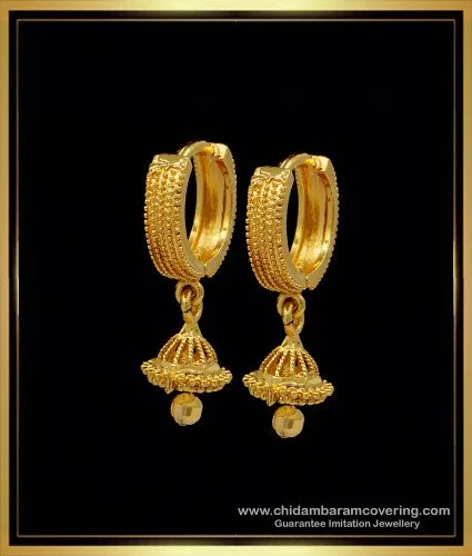 WHP Jewellers Gold jewellery  Buy WHP Jewellers Unique Heart Shape Gold  Earrinng Online  Nykaa Fashion
