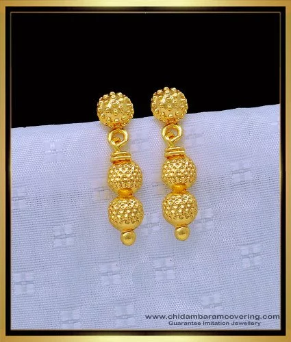 Beautiful light weight gold earrings designs with weight and price|2021 latest  earrings collection - YouTube