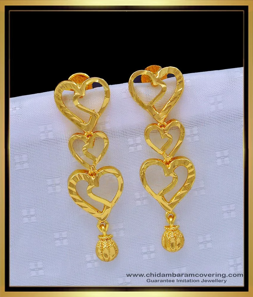 Buy quality Gold 91.6 Kalkati Fancy Earrings in Ahmedabad