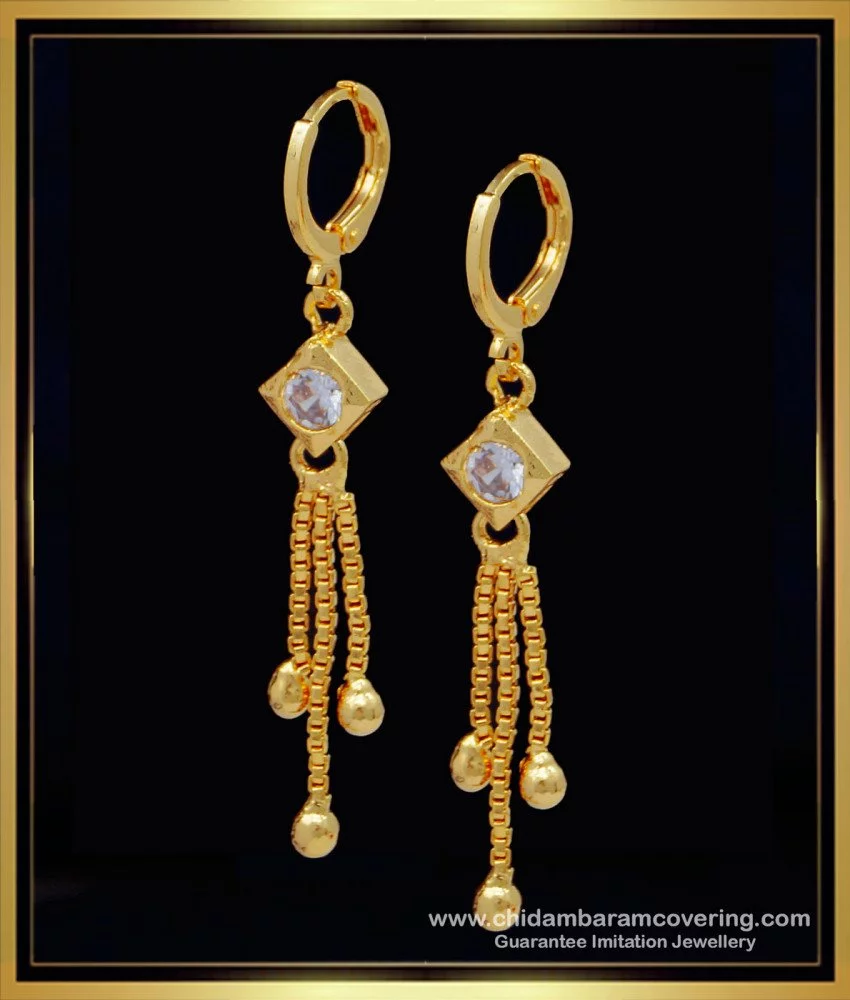 Latest gold earring hanging with weight and price //20+beautiful gold earring  design - YouTu… | Gold earrings designs, Bridal gold jewellery, Latest earrings  design