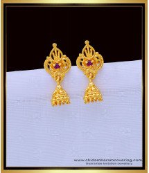 ERG1318 - Cute Small Size Daily Wear Single Stone Earrings Buy Online