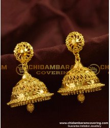 ERG133 - Traditional Kerala Bridal Heavy Jhumkas Designs Online Shopping