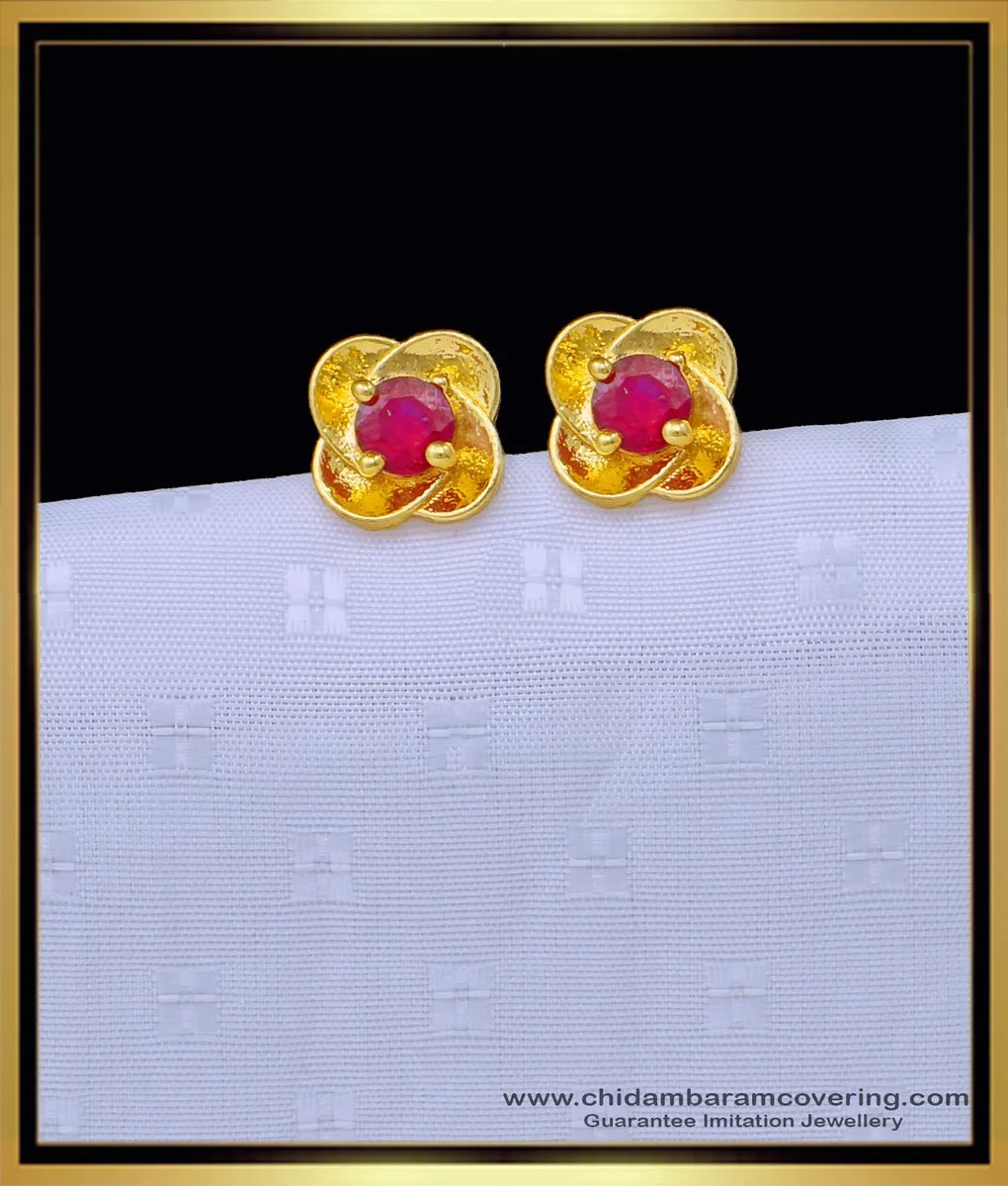 Share 116+ ruby earrings designs