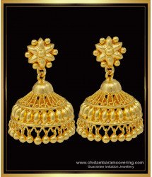 ERG1359 - South Indian Gold Look wedding Jhumkas Design Buy Online Shopping