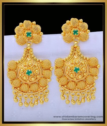 Candere by Kalyan Jewellers 22Kt 916 BIS Hallmark Yellow Gold Dangle  Earrings for Women  Amazonin Fashion