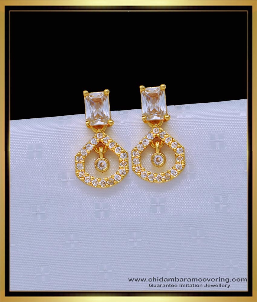 one gram gold earrings with price, 1 gram gold earrings new design, one gram gold earrings design,  1 gram gold earrings online, stone earrings,