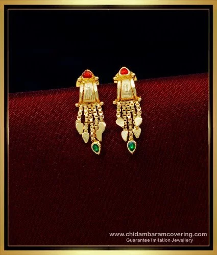 Daily Wear Gold Earrings Designs - Ethnic Fashion Inspirations!-calidas.vn