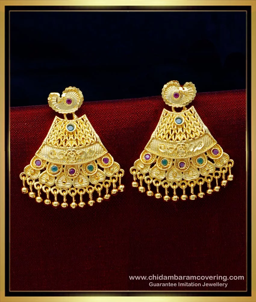 Buy Gold Earrings for Women by Shining Diva Online | Ajio.com