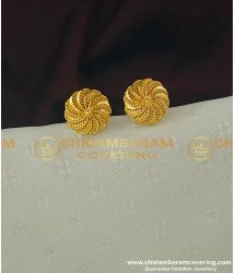 ERG314 - Daily Wear Medium Size Stud Designs Imitation Earrings for Girls