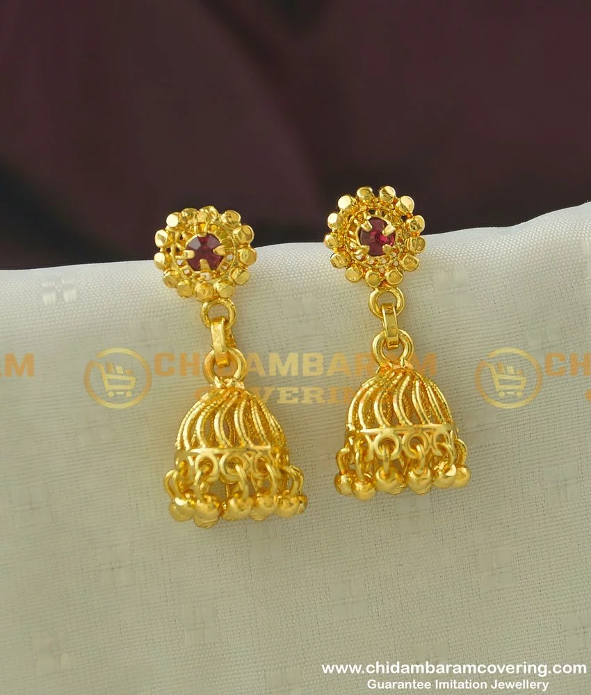 South Indian Style Peacock Design Daily Use Stud Earring ER2899