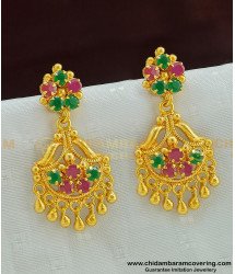 ERG486 - Attractive High Quality Function Wear CZ Danglers Earring 