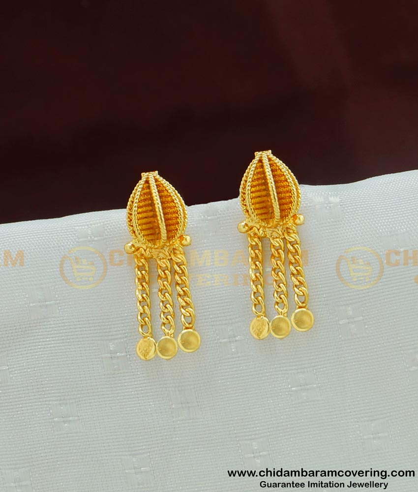 ERG494 - Trendy Fashion Tiny Stud Earrings Gold Plated Jewellery