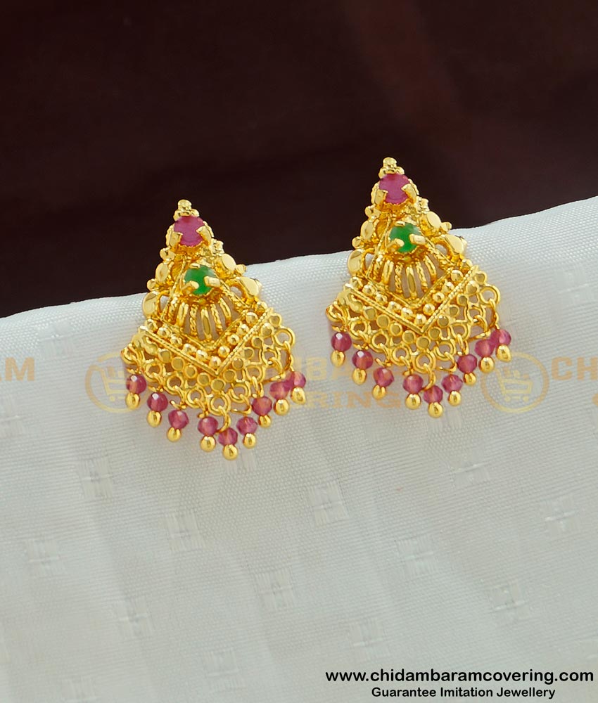 ERG497 - Attractive Ad Stone Party Wear Studs Earring Imitation Jewellery