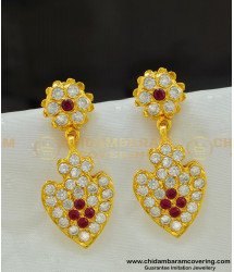 ERG513 - New Gold Design Panchaloha Earring Collection Long Danglers for Women