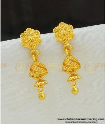 ERG539 - Beautiful Cute Small New Model Jhumkas Gold Plated Earring Online