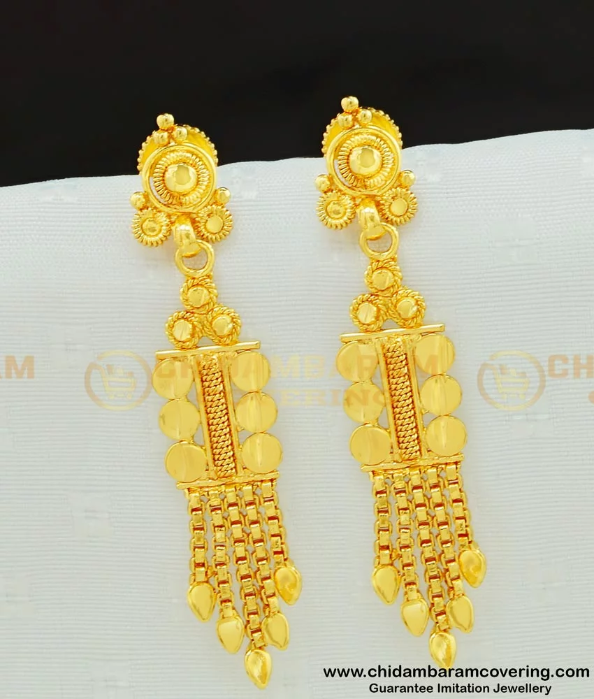 Daily Wear Light Weight Earring Designs earrings gold indian simple  daily wear  Gold earrings designs Gold jewelry fashion Gold pendant  jewelry