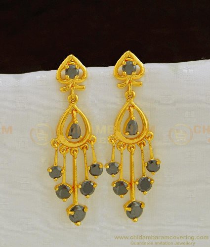 Bronze Age style 22k gold plate earrings with a choice of gemstone beads