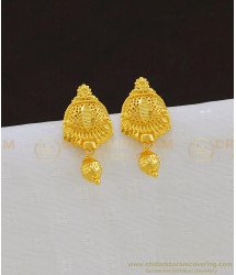 ERG802 - Gold Tone Forming Gold Studs Earring Design Imitation Jewelry Buy Online