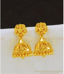 ERG803 - Traditional Gold Plated Jhumkas Designs for Women Imitation Jewellery Online 