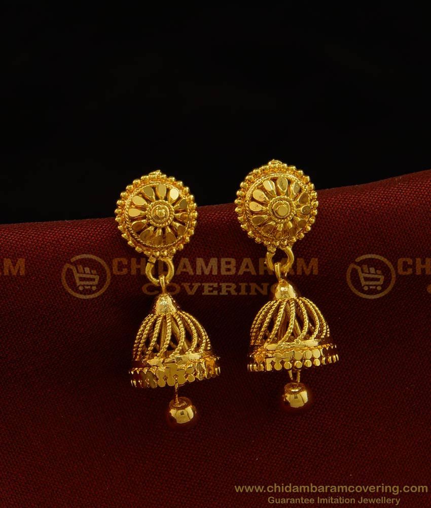 ERG892 - Light Weight Small Size Regular Use Gold Covering Jimiki Kammal for Girls