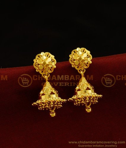 ERG893 - Traditional One Gram Gold Jimiki Thodu Designs Artificial Jewellery Online 
