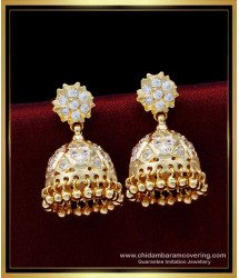 First Quality Impon Jimiki White Stone Earrings Online Shopping | ERG1587  
