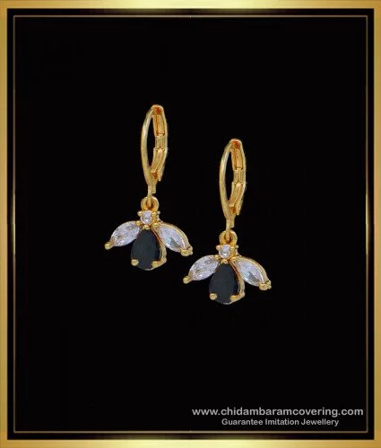 Diamond Bali Earrings Designs - JD SOLITAIRE