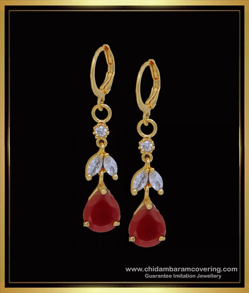 Ruby Stud Earrings, Moissanite Earrings Stud, 925 Silver Earrings, Pearl Drop  Earrings at Rs 4900/pair | Jaipur | ID: 25190435662