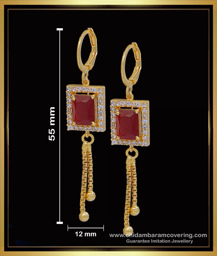 American Diamond Bali Design Fashion Jewellery Earrings