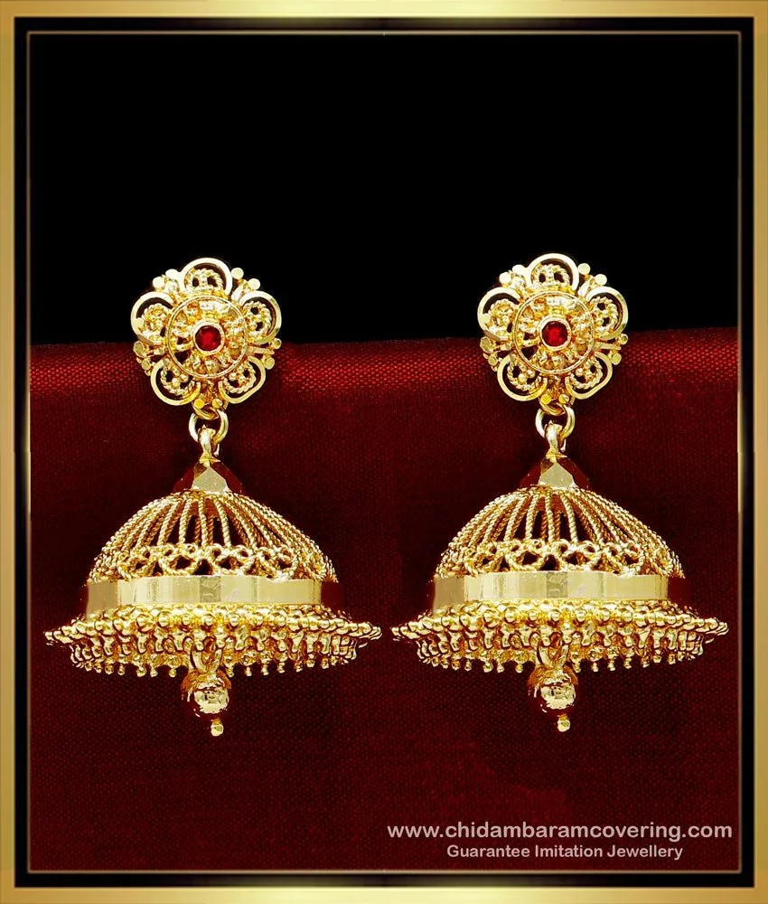 Big 22k Yellow Gold Hoop Bali Earrings , Handmade Yellow Gold Earrings for  Women, Valentine Day Gift, Diamond Design Indian Gold Earrings - Etsy