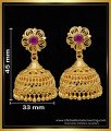 Marriage Gold Earrings Jhumka Design Gold Plated Jewellery