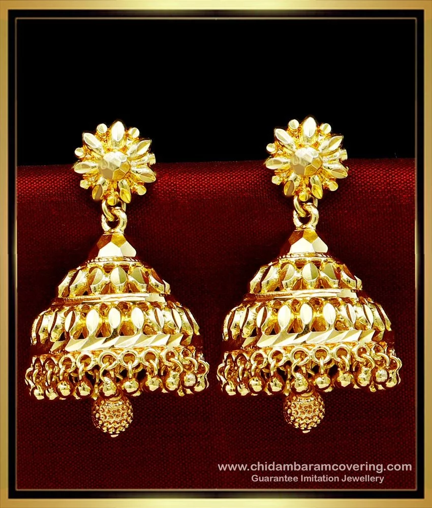 Discover 79+ traditional gold earrings jhumka design super hot