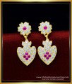 Gold Design Panchaloha Dangle Earrings Gold Plated Jewellery