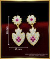 Gold Design Panchaloha Dangle Earrings Gold Plated Jewellery