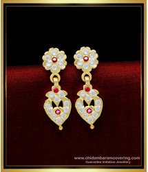 ERG1620 - Attractive Ad Stone Gold Plated Impon Earring for Girls