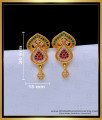 Trendy Gold Plated Jewellery Multi Stone Stud Earrings Online