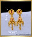 Gold Plated Simple Gold Earrings Designs for Daily Use 