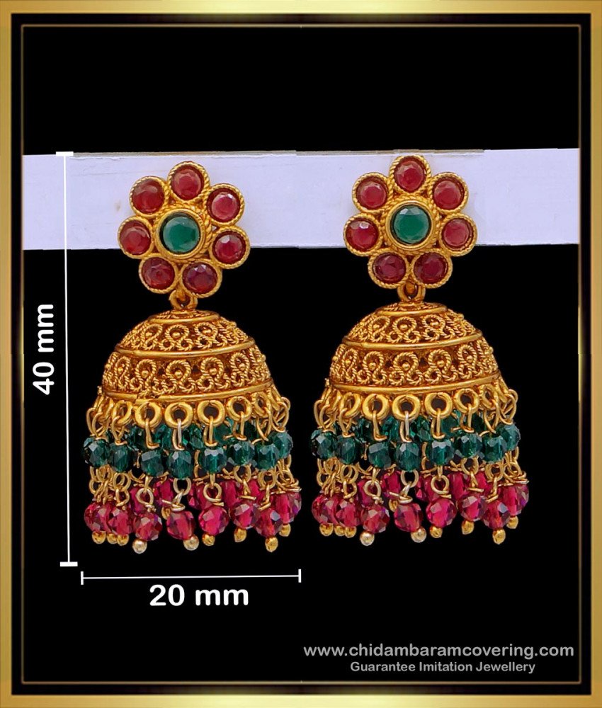 Best Quality Temple Jewellery Jhumkas Online Shopping